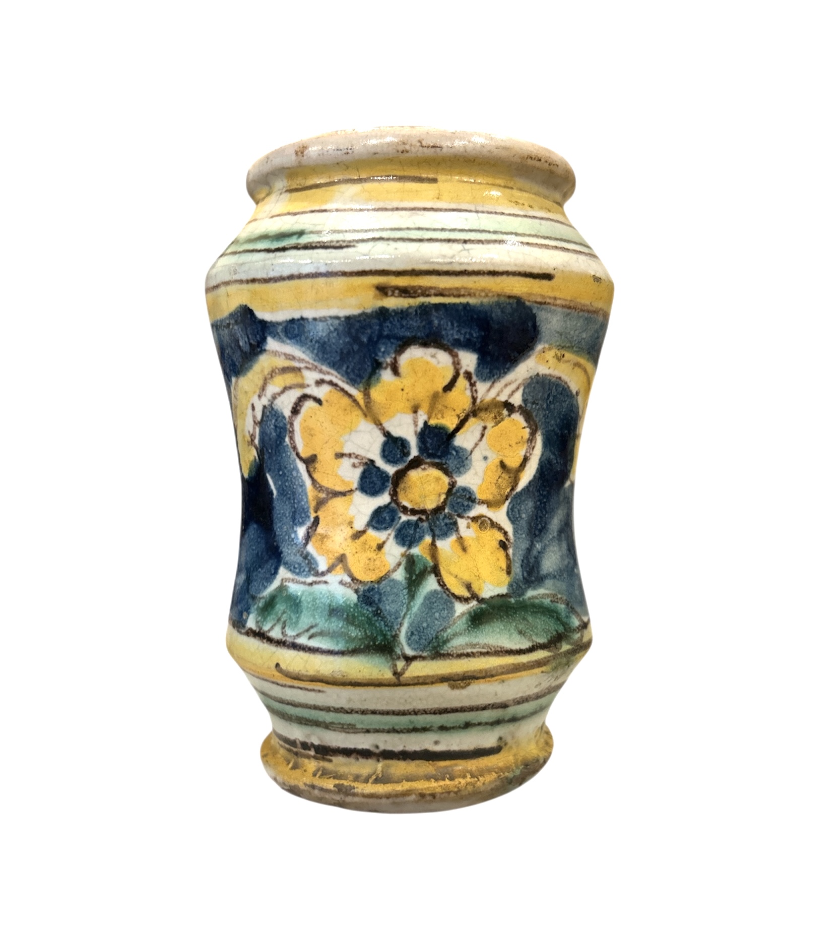 Rocchettino in maiolica policroma, Caltagirone XVIII secolo