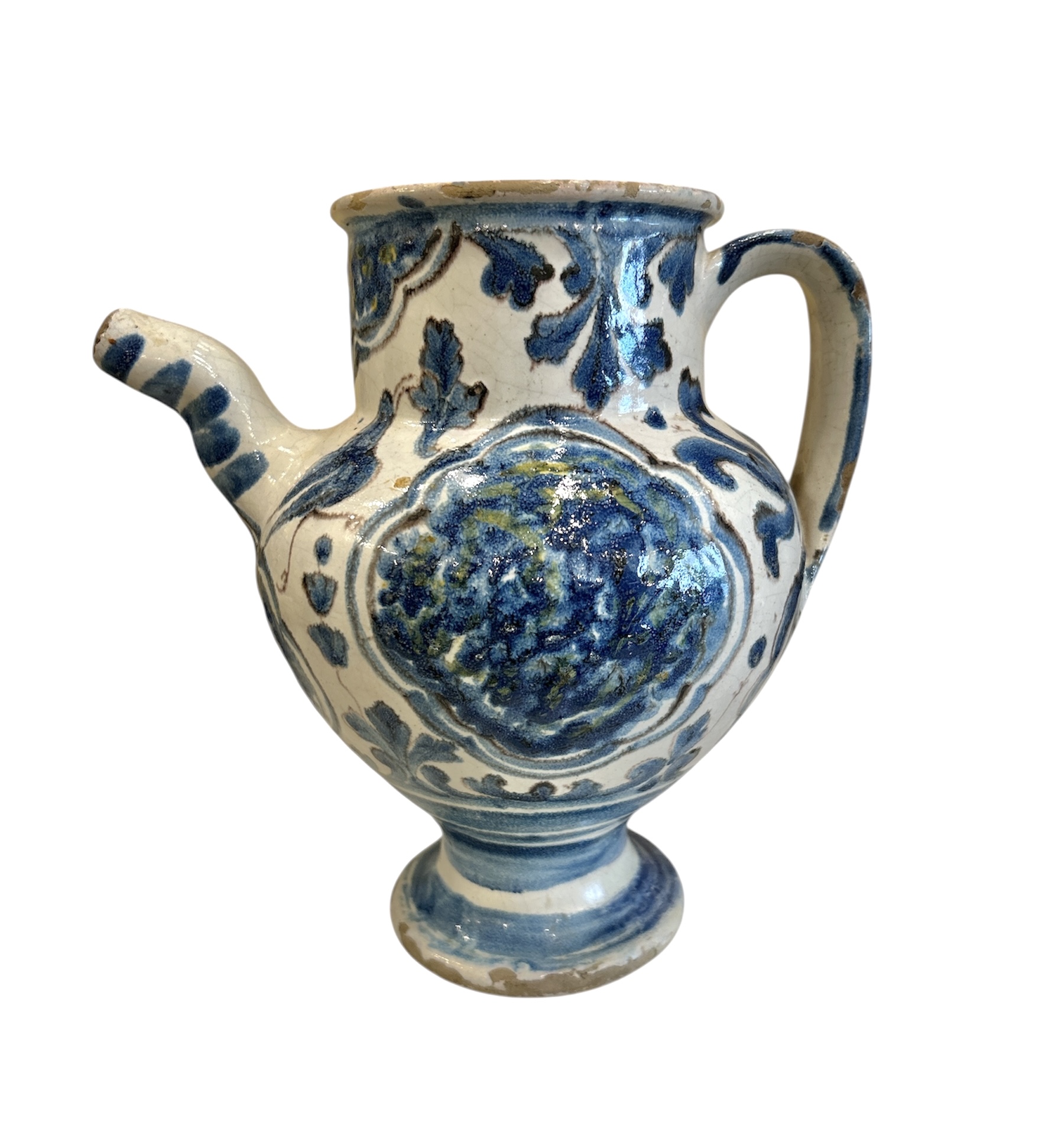 Versatoio in maiolica, Caltagirone XVIII secolo